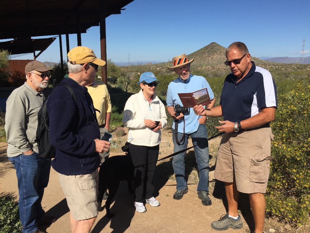 Bill Amberg is on the Board of this pubic park; here he is telling us about the wildlife...